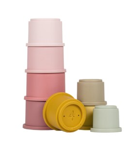 Little Dutch Pink Stohovací kelímky 8 ks Little Dutch Pink Stohovací kelímky 8 ks