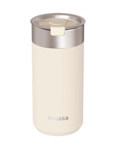 Quokka Boost Nude Nerezový termohrnek se sítkem 400 ml 1 ks Quokka Boost Nude Nerezový termohrnek se sítkem 400 ml 1 ks