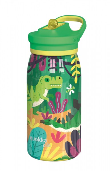 Quokka Pop Kids Dino Jungle Nerezová termoláhev s pítkem 445 ml 1 ks Quokka Pop Kids Dino Jungle Nerezová termoláhev s pítkem 445 ml 1 ks