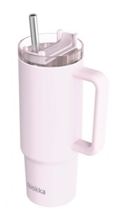 Quokka Stream Light Pink Nerezový termohrnek s brčkem 950 ml 1 ks Quokka Stream Light Pink Nerezový termohrnek s brčkem 950 ml 1 ks
