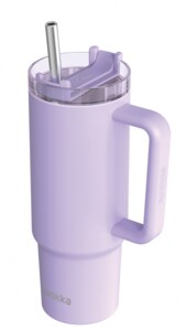 Quokka Stream Purple Nerezový termohrnek s brčkem 950 ml 1 ks Quokka Stream Purple Nerezový termohrnek s brčkem 950 ml 1 ks