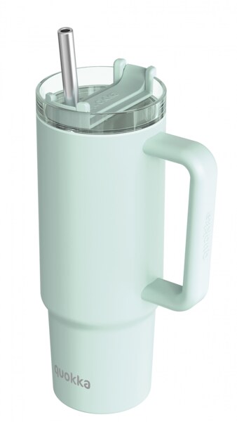 Quokka Stream Turquoise Nerezový termohrnek s brčkem 950 ml 1 ks Quokka Stream Turquoise Nerezový termohrnek s brčkem 950 ml 1 ks