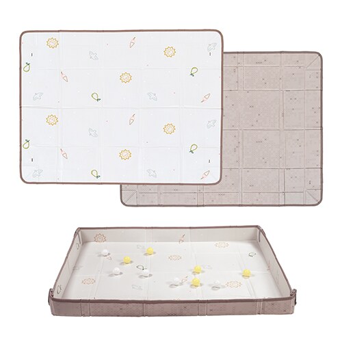 Taf Toys Brown Beige Pěnová hrací podložka s míčky Taf Toys Brown Beige Pěnová hrací podložka s míčky