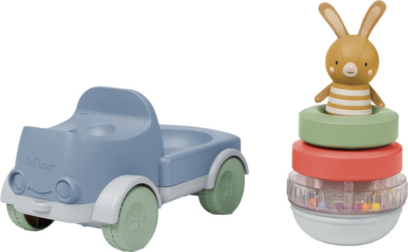 Taf Toys Bunny Náklaďák s pyramidou Taf Toys Bunny Náklaďák s pyramidou