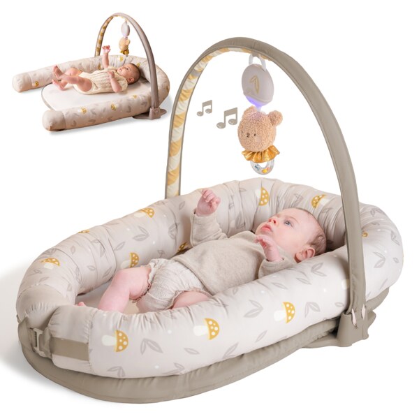 Taf Toys Little Explorer Hnízdo pro miminko s hrazdou Taf Toys Little Explorer Hnízdo pro miminko s hrazdou