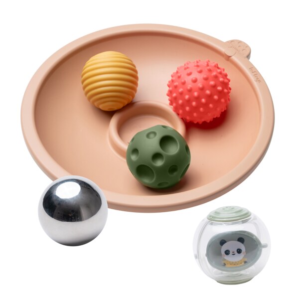 Taf Toys Mísa s míčky pro hru na bříšku Taf Toys Mísa s míčky pro hru na bříšku