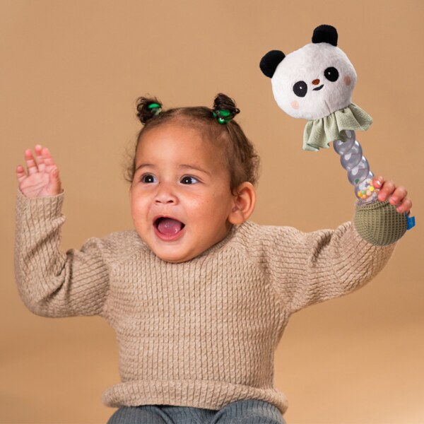 Taf Toys Panda Chrastítko dešťová hůlka 1 ks