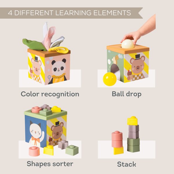 Taf Toys Play & Discover Box s aktivitami Taf Toys Play & Discover Box s aktivitami