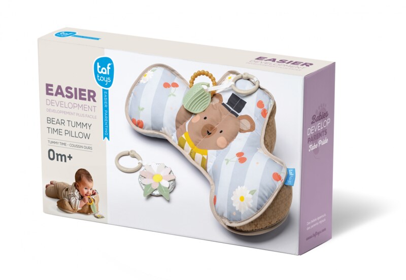 Taf Toys Polštářek pro hru na bříšku medvěd 1 ks