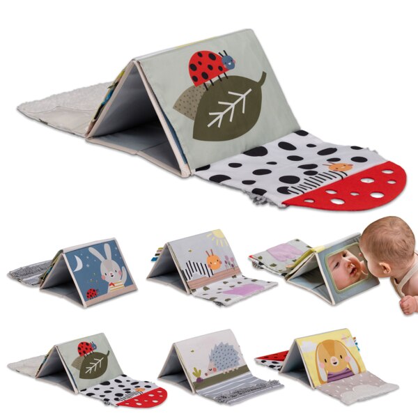 Taf Toys Sensory Book Knížka pro hru na bříšku 