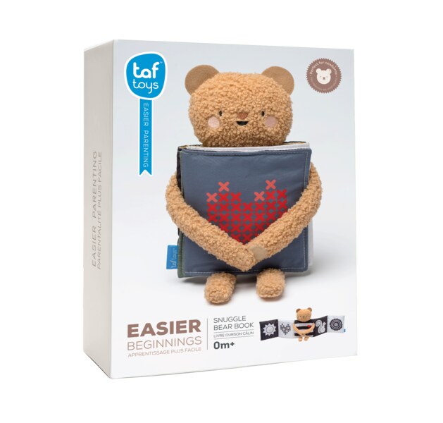 Taf Toys Snuggle Bear Plyšový medvídek s knížkou 1 ks