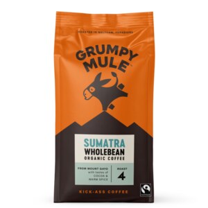 Grumpy Mule Sumatra BIO Zrnková káva 200 g Grumpy Mule Sumatra BIO Zrnková káva 200 g