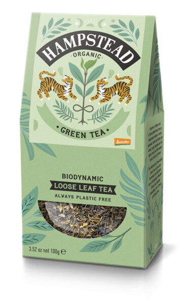 Hampstead Tea BIO zelený sypaný čaj 100 g Hampstead Tea BIO zelený sypaný čaj 100 g