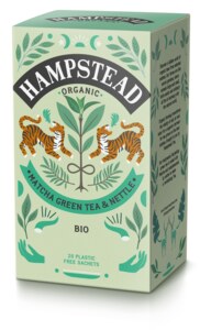 Hampstead Matcha Green Tea & Nettle BIO nálevové sáčky 20x2 g Hampstead Matcha Green Tea & Nettle BIO nálevové sáčky 20x2 g