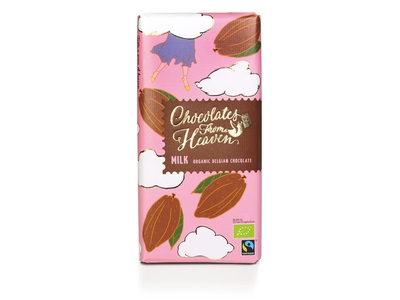 Chocolates From Heaven Mléčná čokoláda 37% BIO 100 g Chocolates From Heaven Mléčná čokoláda 37% BIO 100 g