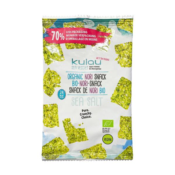 Kulau BIO Nori Snack mořské řasy 4g