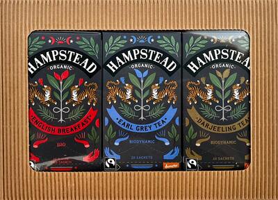 Hampstead Tea BIO dárkový balíček výběr černých čajů 3 x 20 ks Hampstead Tea BIO dárkový balíček výběr černých čajů 3 x 20 ks