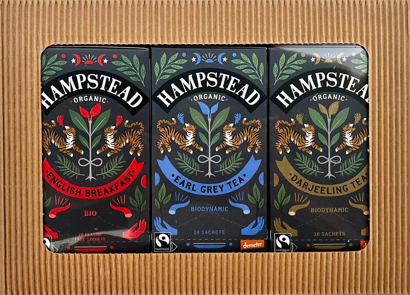 Hampstead Tea BIO dárkový balíček výběr černých čajů 3 x 20 ks Hampstead Tea BIO dárkový balíček výběr černých čajů 3 x 20 ks