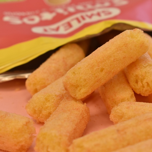 BIO kukuřičné křupky banán & jahoda s extra panenským olivovým olejem 25g