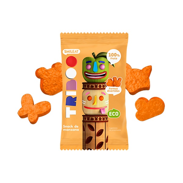 BIO ovocné žvýkací bonbony jablko 100% ovoce 25g BIO ovocné žvýkací bonbony jablko 100% ovoce 25g