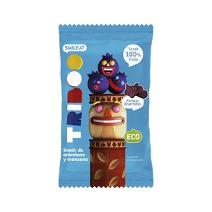Smileat Ovocné bonbónky měkké Jablko a borůvka BIO 25 g Smileat Ovocné bonbónky měkké Jablko a borůvka BIO 25 g