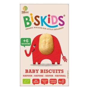 BISkids BIO dětské celozrnné sušenky Natural 6M+ 120g BISkids BIO dětské celozrnné sušenky Natural 6M+ 120g