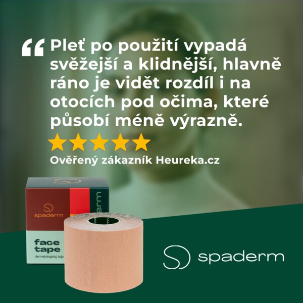 Spaderm Dermatologický tejp 5 cm x 5 m 1 ks