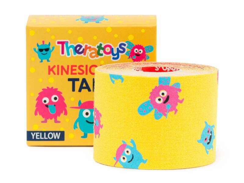 Theratoys Kineziologický tejp pro děti žlutý 5 cm x 5 m 1 ks