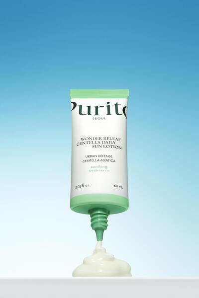 Purito Seoul Wonder Releaf Centella Daily Sun Lotion SPF50+ Mléko na opalování 60 ml Purito Seoul Wonder Releaf Centella Daily Sun Lotion SPF50+ Mléko na opalování 60 ml