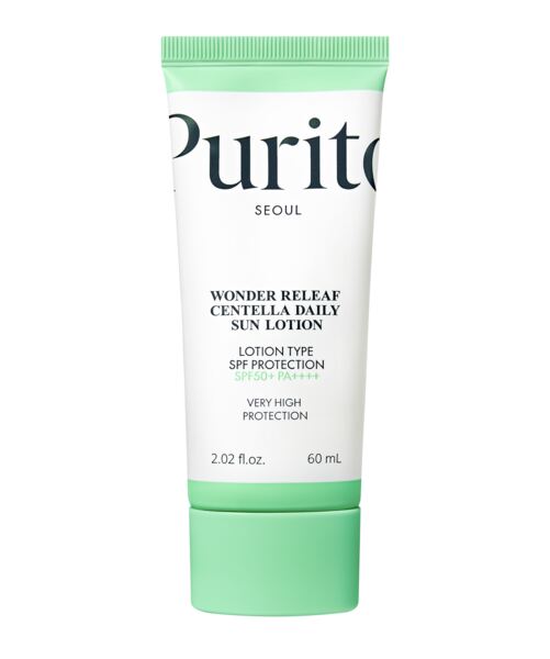 Purito Seoul Wonder Releaf Centella Daily Sun Lotion SPF50+ Mléko na opalování 60 ml Purito Seoul Wonder Releaf Centella Daily Sun Lotion SPF50+ Mléko na opalování 60 ml