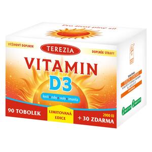 Terezia Vitamin D3 2000 IU 90+30 tobolek