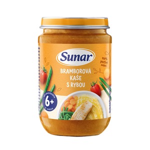 Sunar příkrm Bramborová kaše s rybou 6m+ 190 g Sunar příkrm Bramborová kaše s rybou 6m+ 190 g