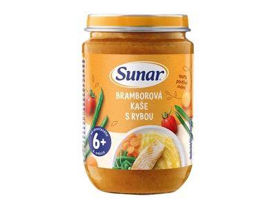 Sunar příkrm Bramborová kaše s rybou 6m+ 190 g Sunar příkrm Bramborová kaše s rybou 6m+ 190 g