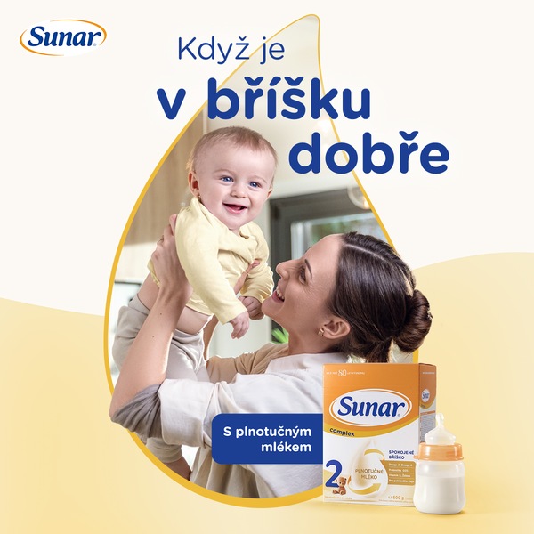 Sunar Complex 3 batolecí mléko 8x600 g