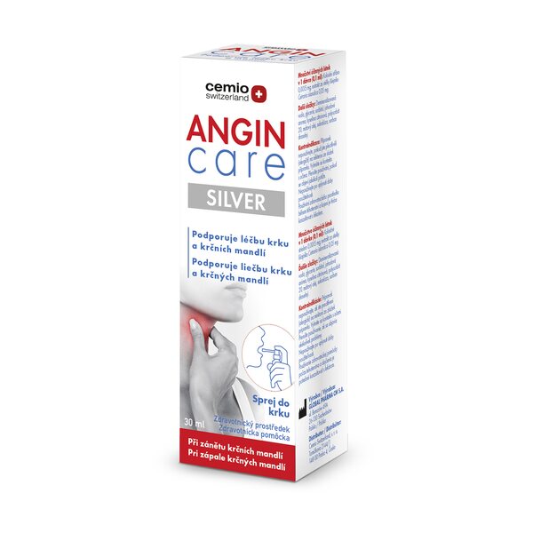 Cemio Angin Care Silver sprej do krku 30 ml