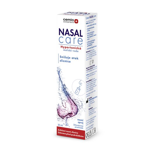 Cemio Nasal Care Hypertonická mořská voda 30 ml Cemio Nasal Care Hypertonická mořská voda 30 ml
