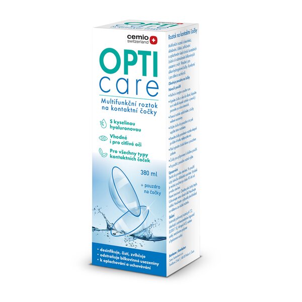Cemio Opti Care Multifunkční roztok na kontaktní čočky 380 ml Cemio Opti Care Multifunkční roztok na kontaktní čočky 380 ml