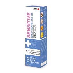 Cemio Sensitive dětský šampon a mycí gel 400 ml Cemio Sensitive dětský šampon a mycí gel 400 ml