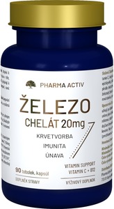 Pharma Activ Železo Chelát 20 mg 90 tobolek