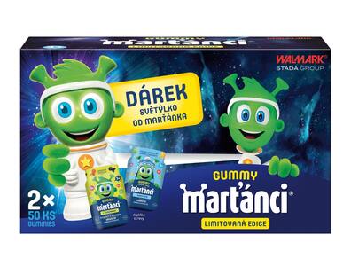 Marťánci Gummy 2x50 ks + dárek - světýlko Marťánci Gummy 2x50 ks + dárek - světýlko