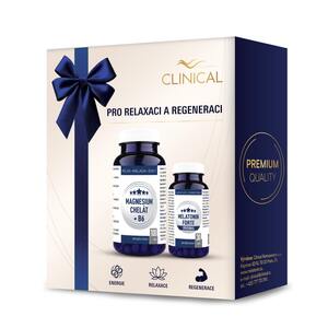 Magnesium Chelat B6 + Melatonin Forte Original 100 kapslí + 30 tablet Dárkové balení 1+1 Magnesium Chelat B6 + Melatonin Forte Original 100 kapslí + 30 tablet Dárkové balení 1+1