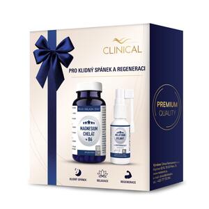 Magnesium Chelat B6 + Melatonin sprej 100 kapslí + 1 sprej Dárkové balení 1+1 Magnesium Chelat B6 + Melatonin sprej 100 kapslí + 1 sprej Dárkové balení 1+1