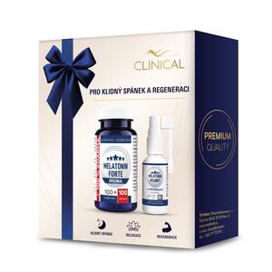 Melatonin Forte Original + Melatonin sprej 200 tablet + 1 sprej Dárkové balení 1+1 Melatonin Forte Original + Melatonin sprej 200 tablet + 1 sprej Dárkové balení 1+1