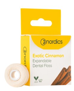 Nordics Floss Expandable Cinnamon zubní nit 30 m 1 ks Nordics Floss Expandable Cinnamon zubní nit 30 m 1 ks