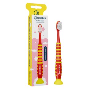 Nordics Premium Kids Rocket Soft 10500 zubní kartáček červený 1 ks Nordics Premium Kids Rocket Soft 10500 zubní kartáček červený 1 ks