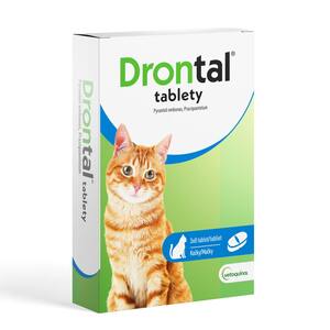 Drontal pro kočky 24 tablet Drontal pro kočky 24 tablet