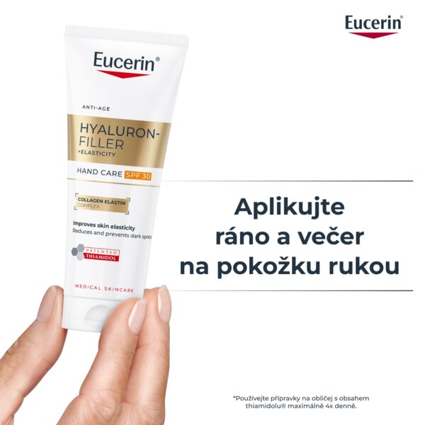Eucerin Hyaluron-Filler + Elasticity krém na ruce SPF30 75 ml Eucerin Hyaluron-Filler + Elasticity krém na ruce SPF30 75 ml