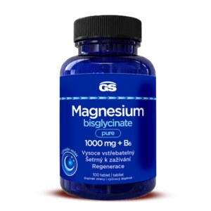 GS Magnesium Bisglycinát Pure 1000 mg + B6 110 tablet