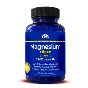 GS Magnesium Citrate Pure 1340 mg + B6 110 tablet GS Magnesium Citrate Pure 1340 mg + B6 110 tablet