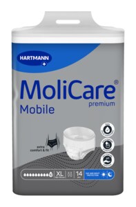 MoliCare Mobile Inkontinenční kalhotky 10 kapek XL 14 ks MoliCare Mobile Inkontinenční kalhotky 10 kapek XL 14 ks